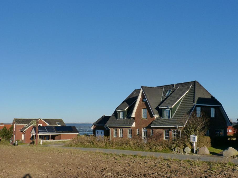 Haus Nordlicht Ferienwohnung *Auer Lun* Nebel Extérieur photo